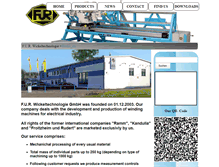 Tablet Screenshot of fur-wickeltechnologie.com